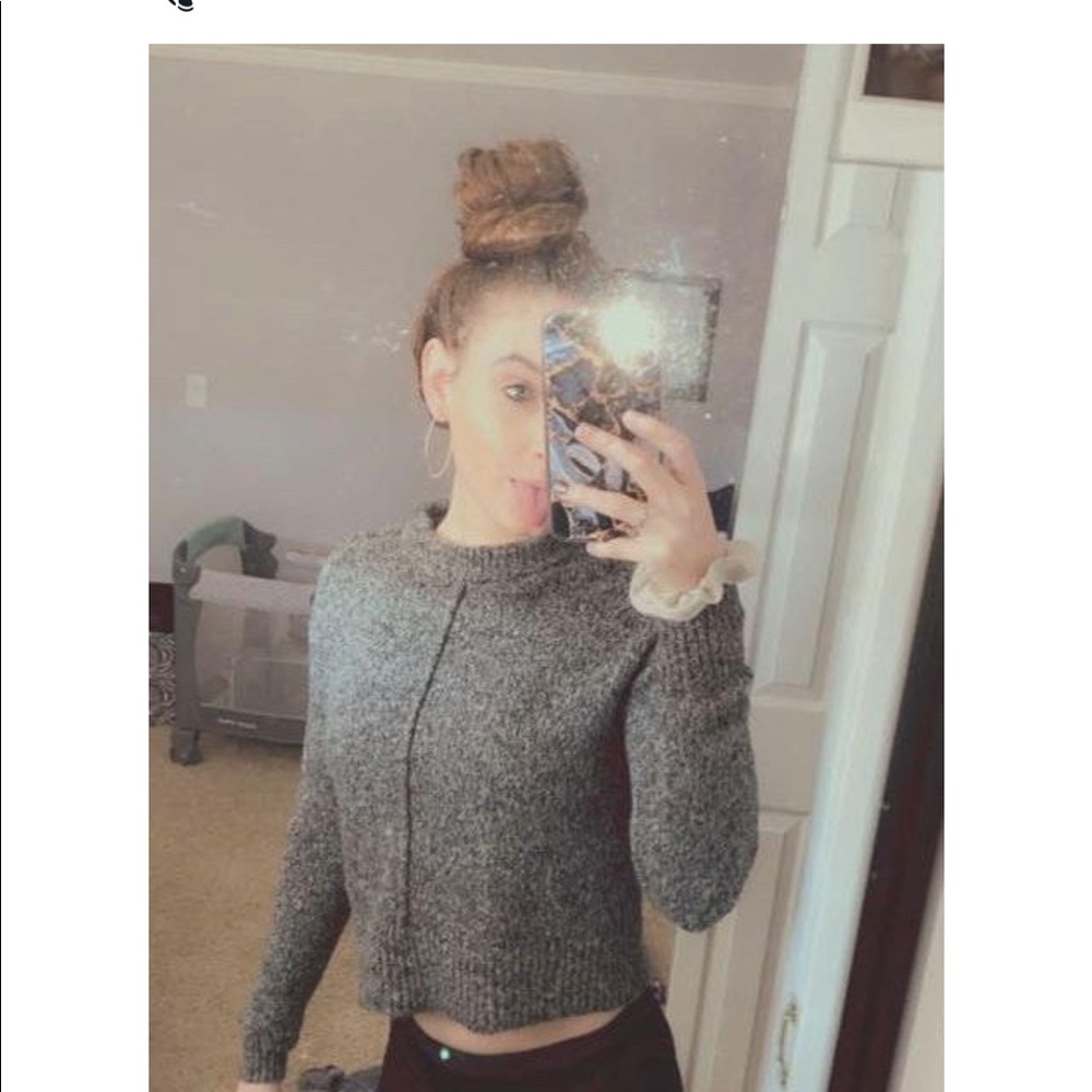 Gray sweater